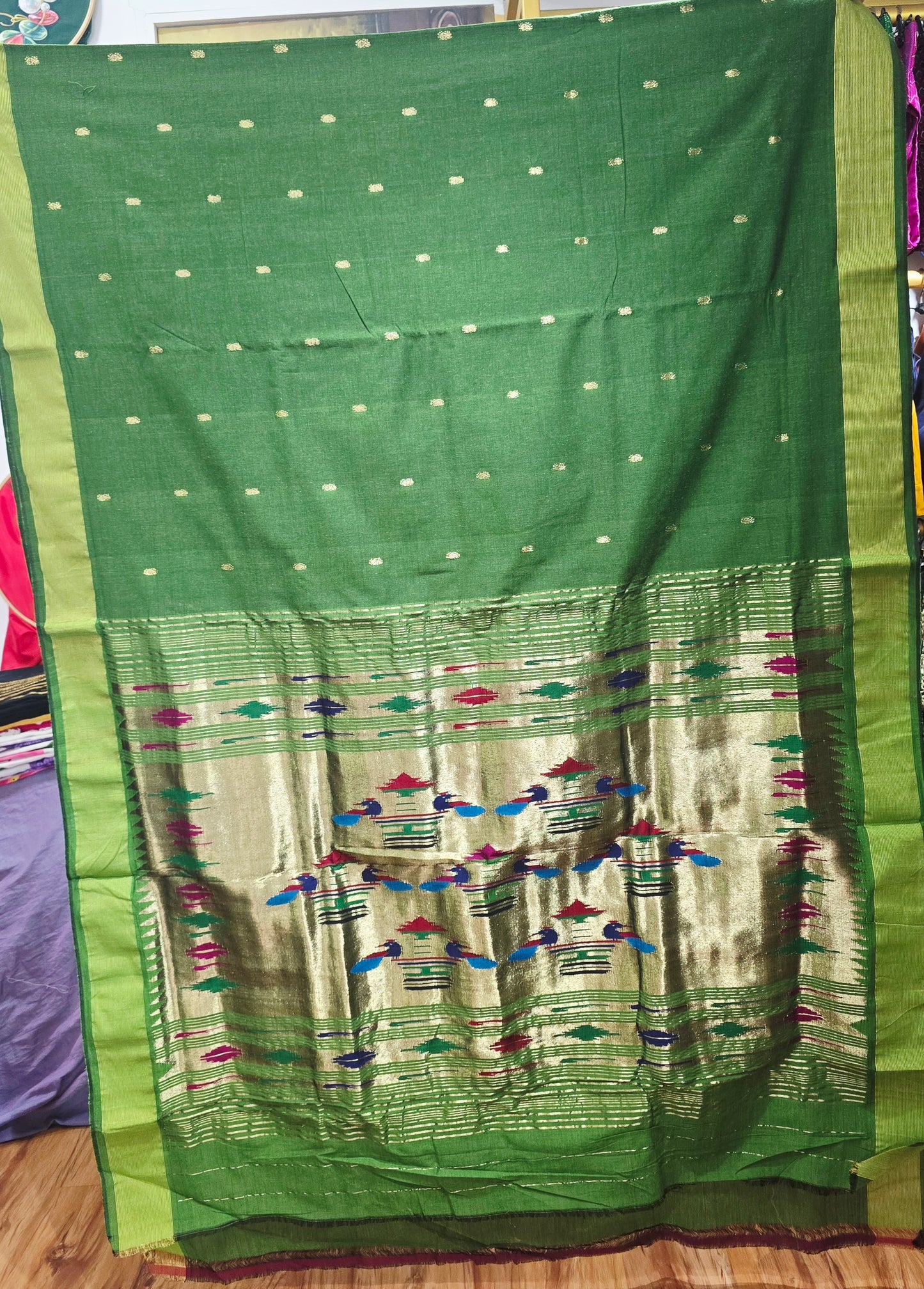 Paithani Handloom Cotton saree