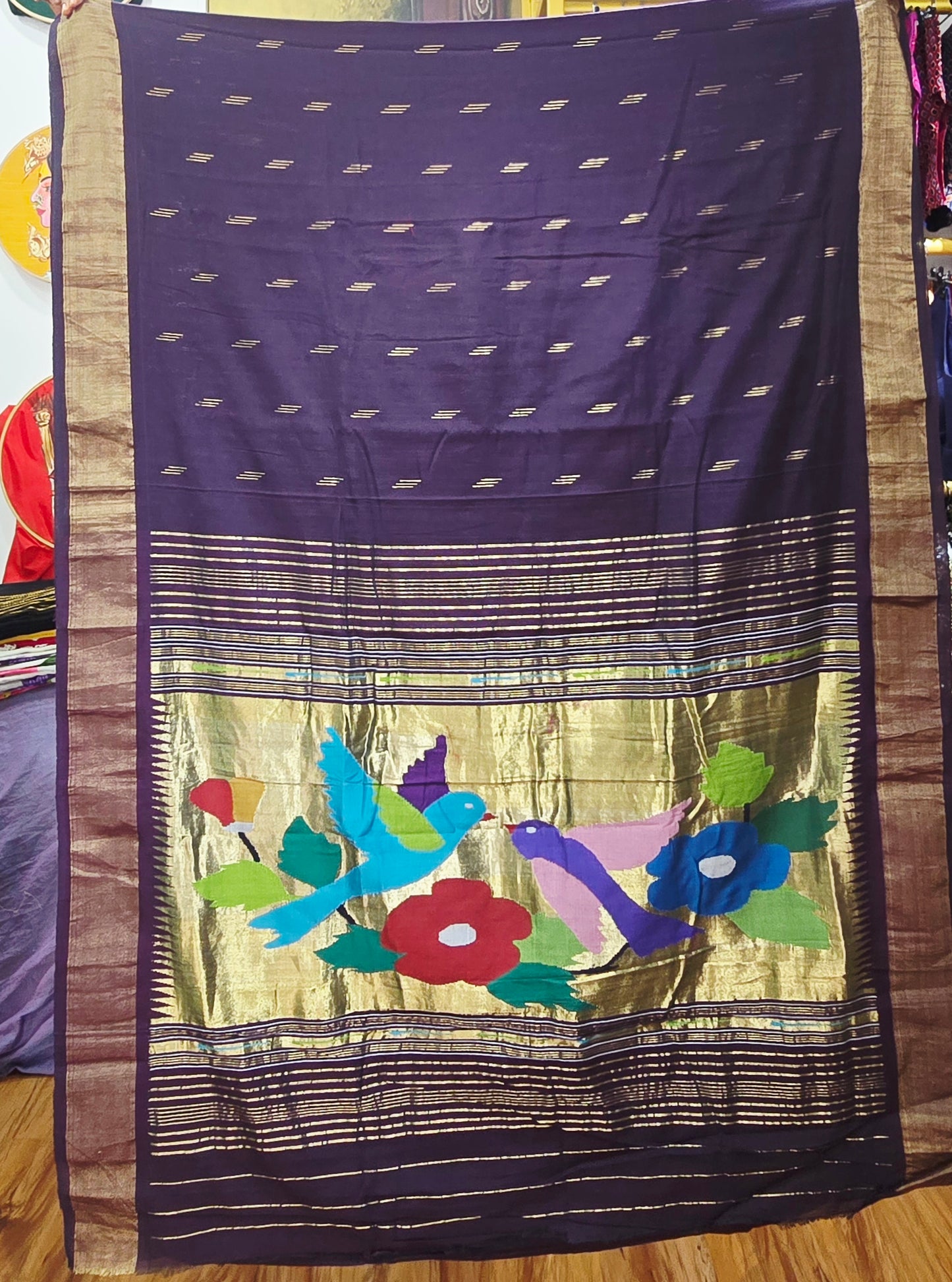 Paithani Handloom Cotton saree