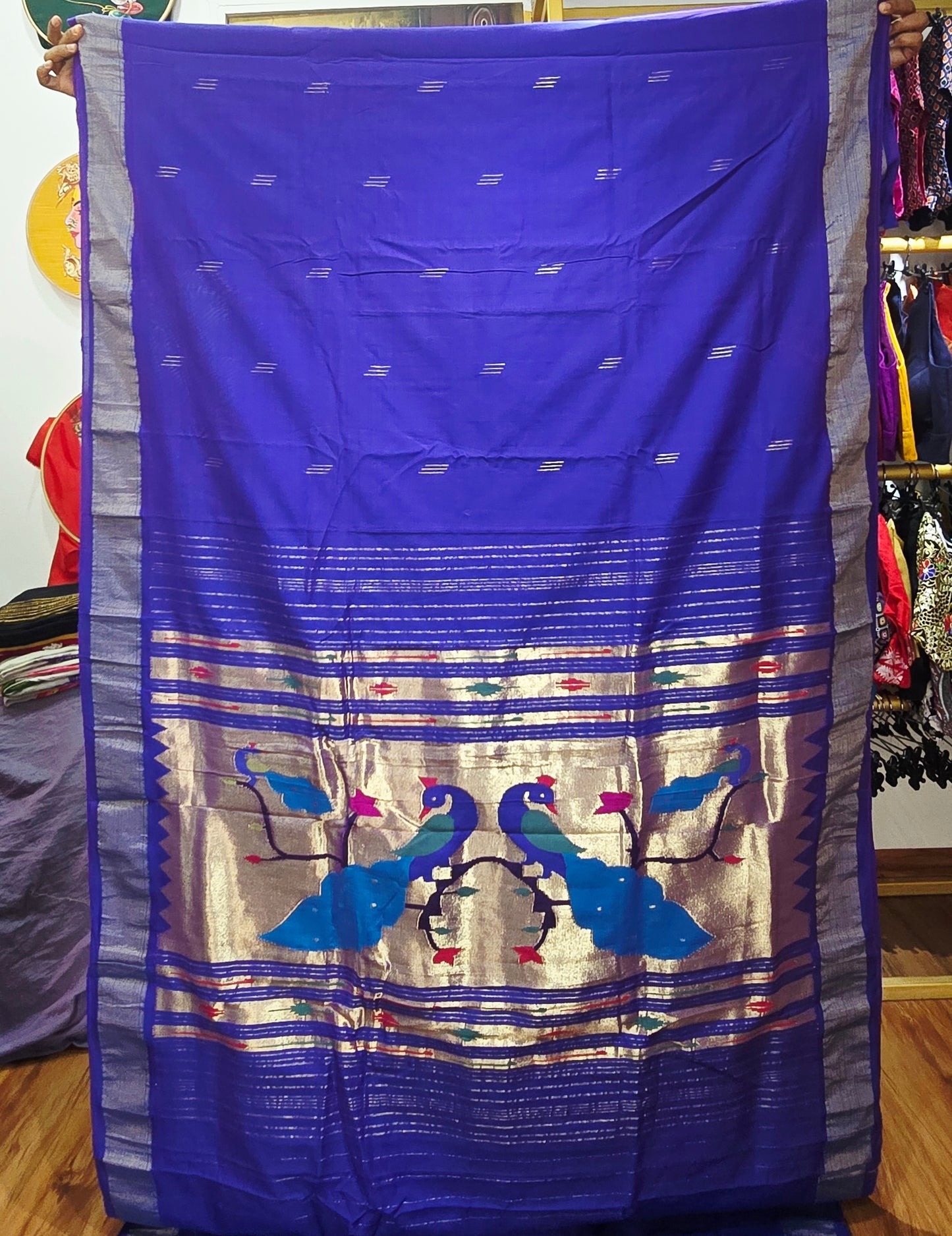 Paithani Handloom Cotton saree