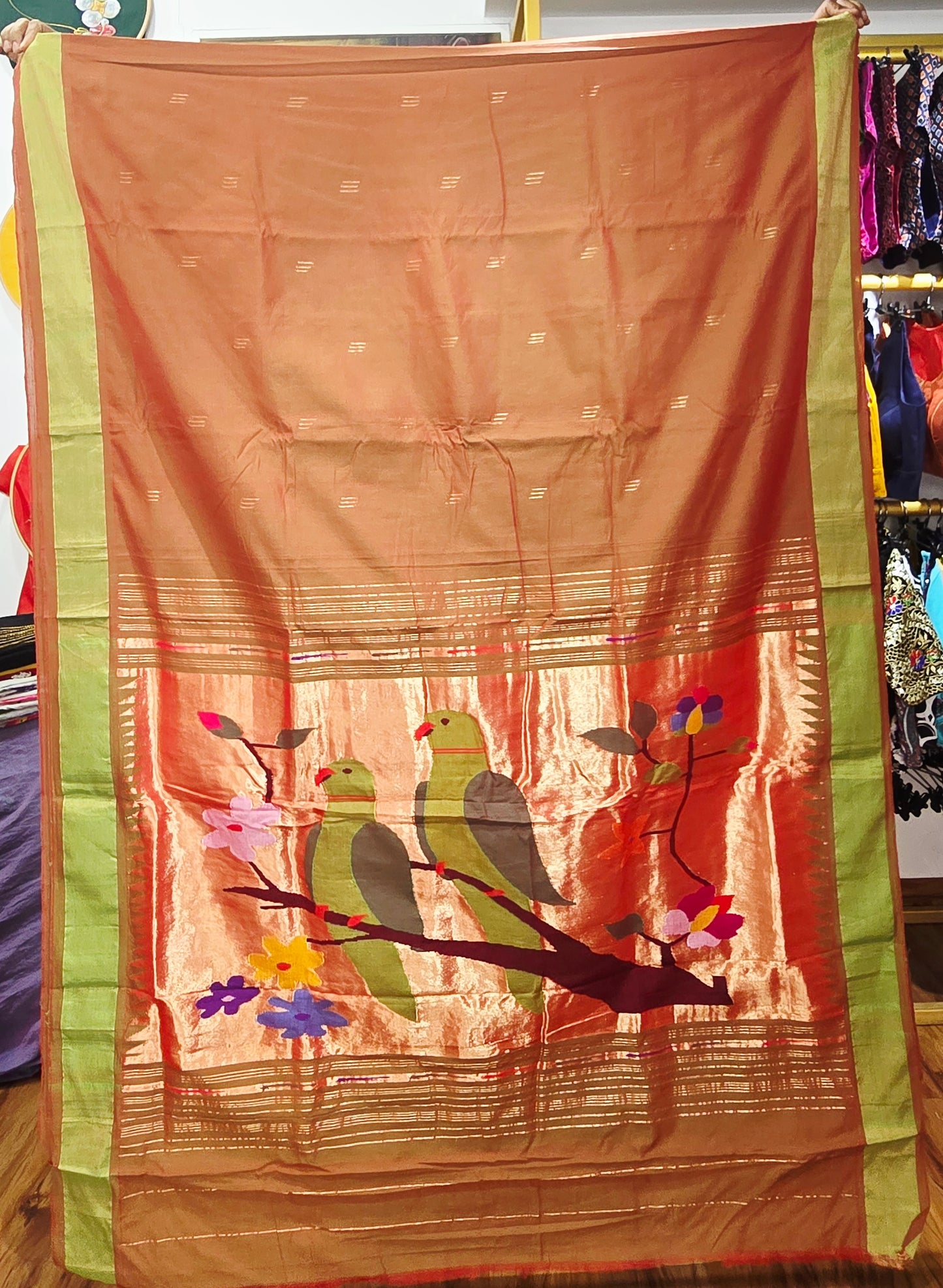 Paithani Handloom Cotton saree