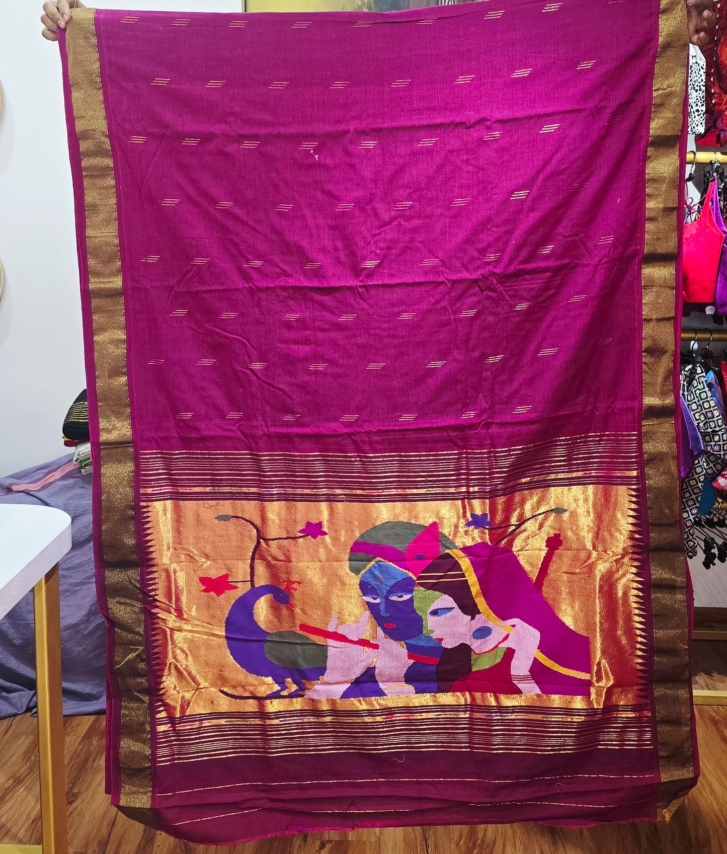 Paithani Handloom Cotton saree