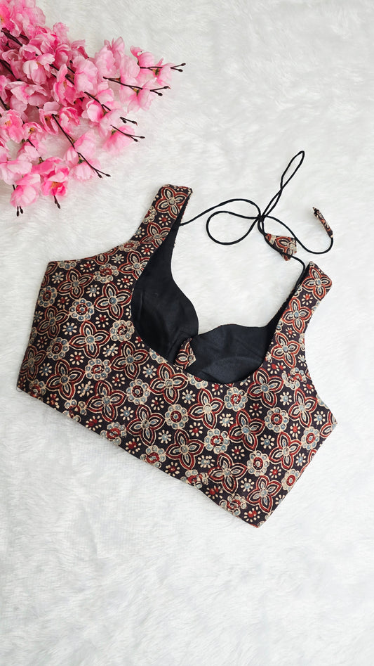 Ajrakh Cotton Blouse