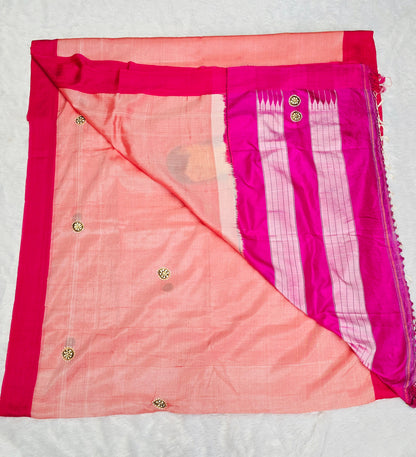 Exclusive hand-painted Handloom Irkal Saree