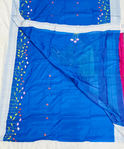 Exclusive hand-painted Handloom Irkal Saree