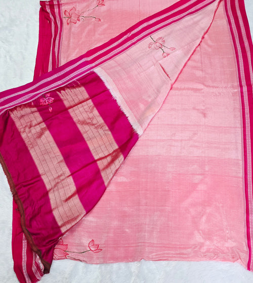 Exclusive hand-painted Handloom Irkal Saree