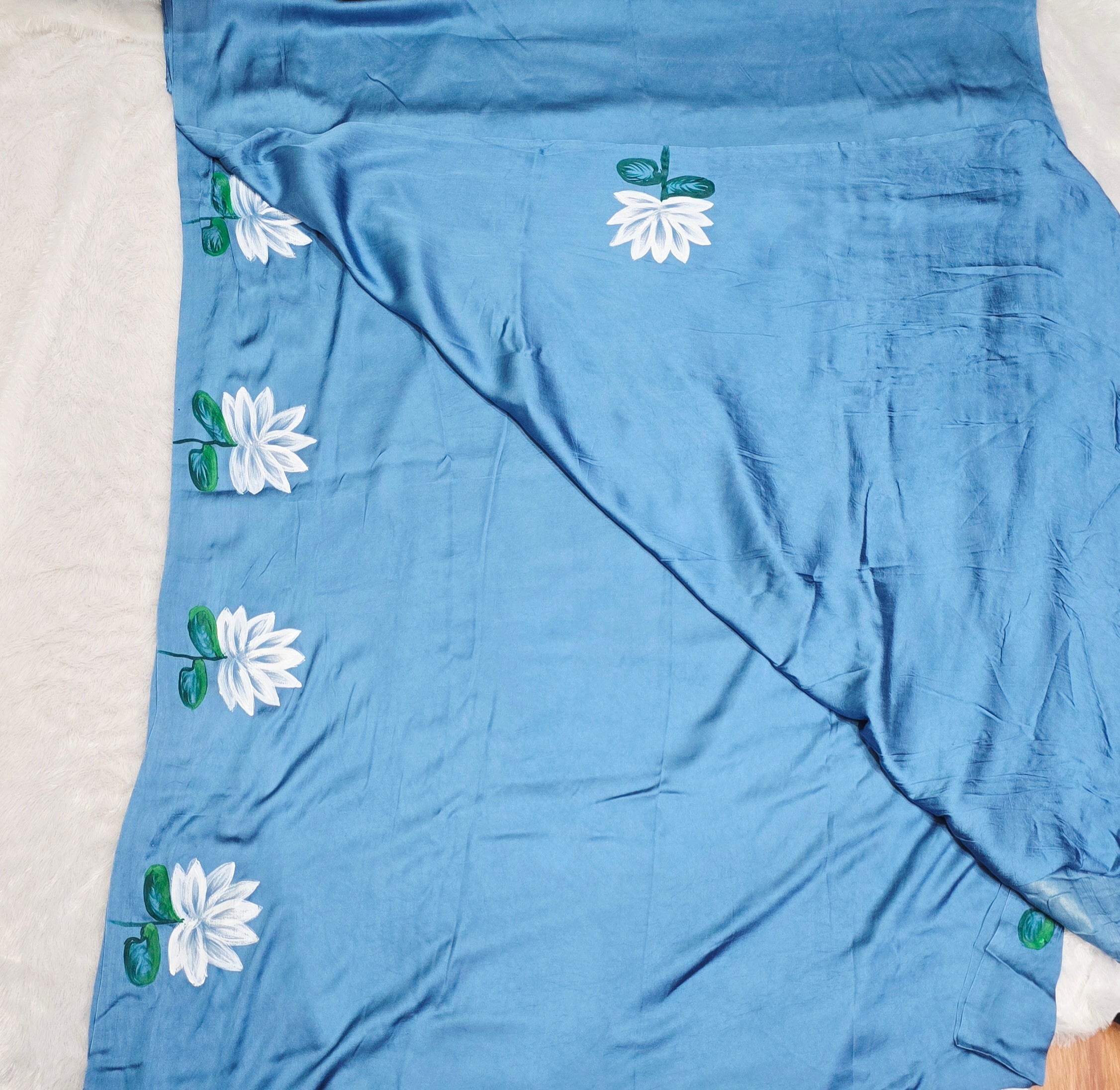 Exclusive Modal Silk Handpainted Saree
