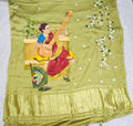 Exclusive Modal Silk Handpainted Saree