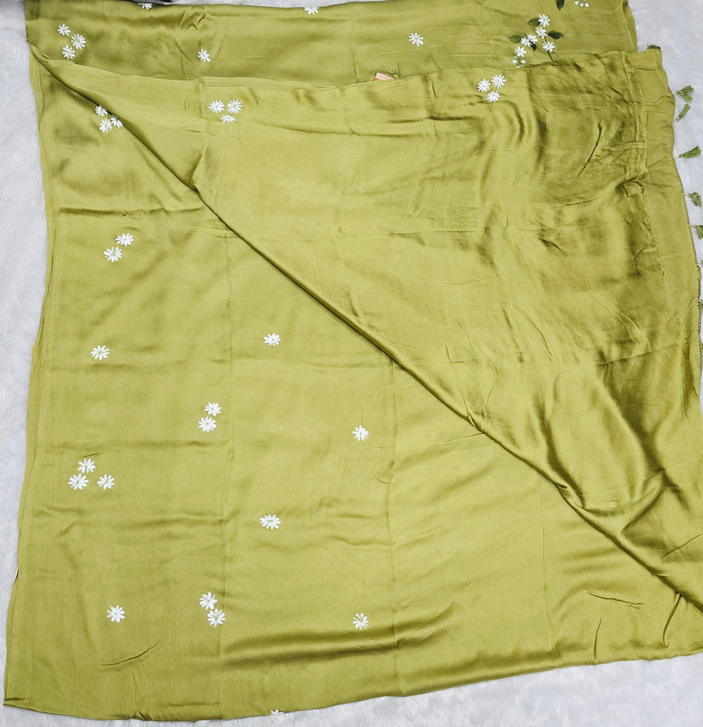 Exclusive Modal Silk Handpainted Saree