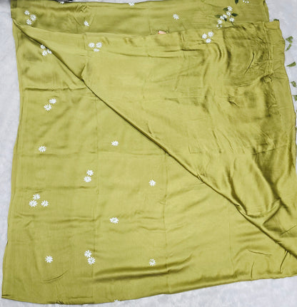 Exclusive Modal Silk Handpainted Saree