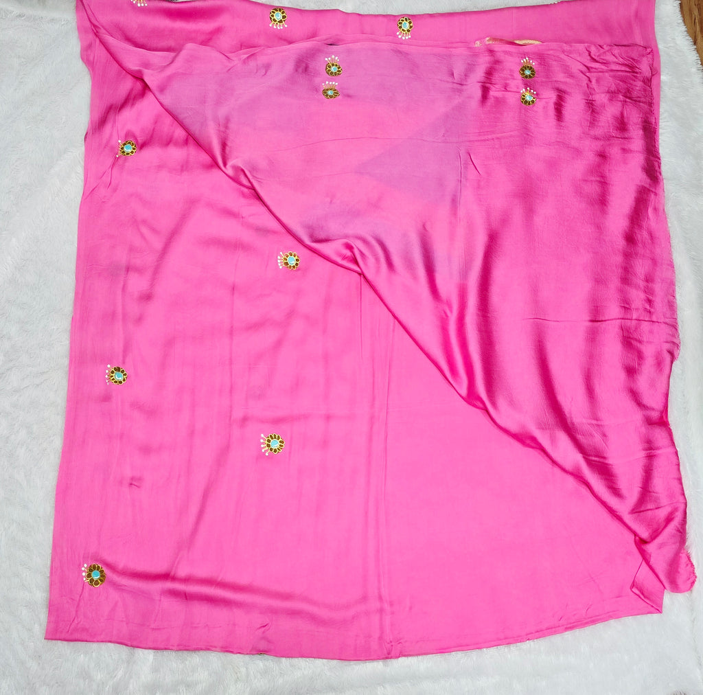 Exclusive Modal Silk Handpainted Saree