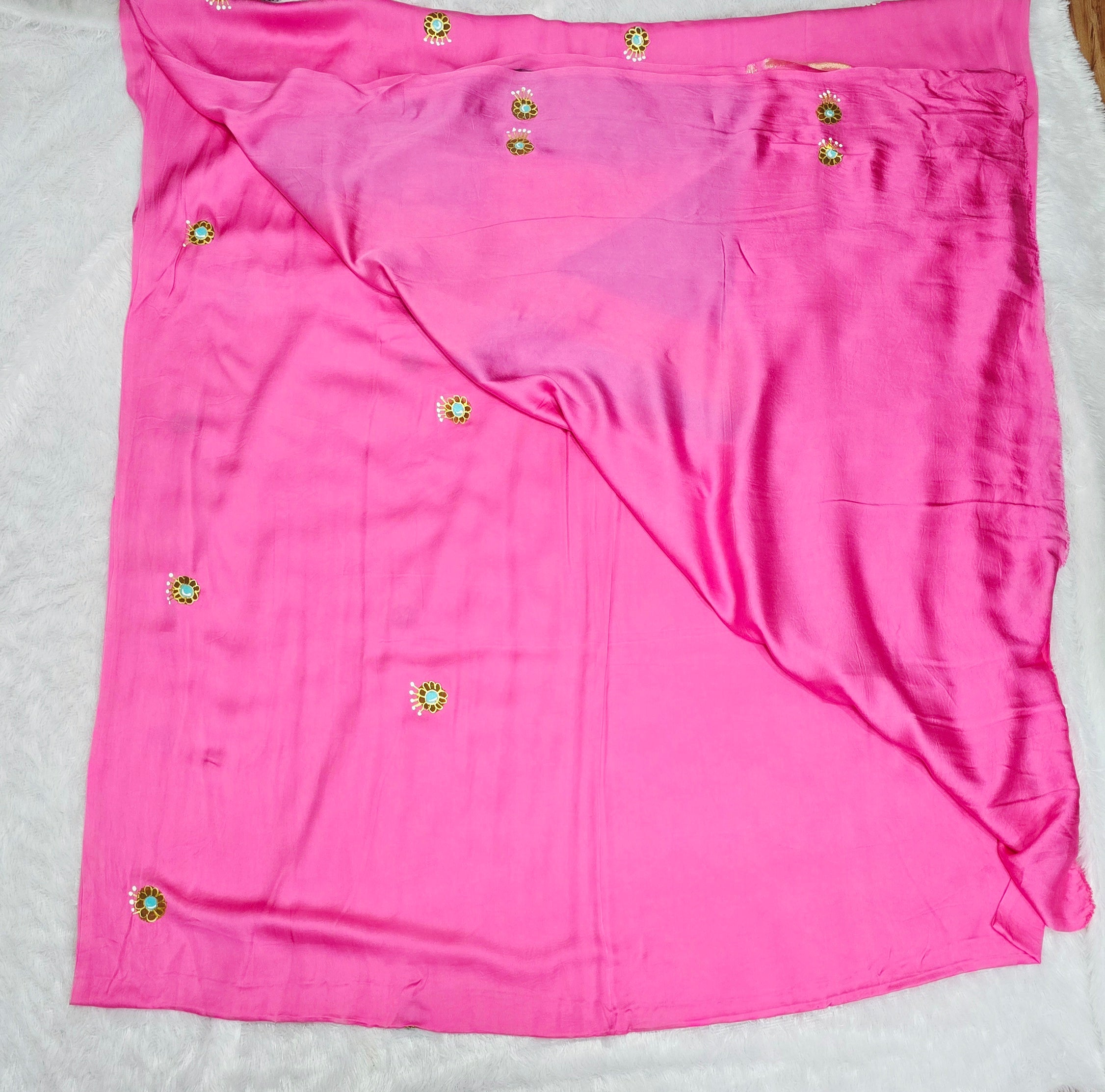 Exclusive Modal Silk Handpainted Saree