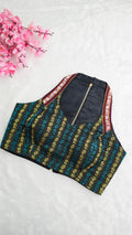 Khan HalterNeck Multicolour Blouse