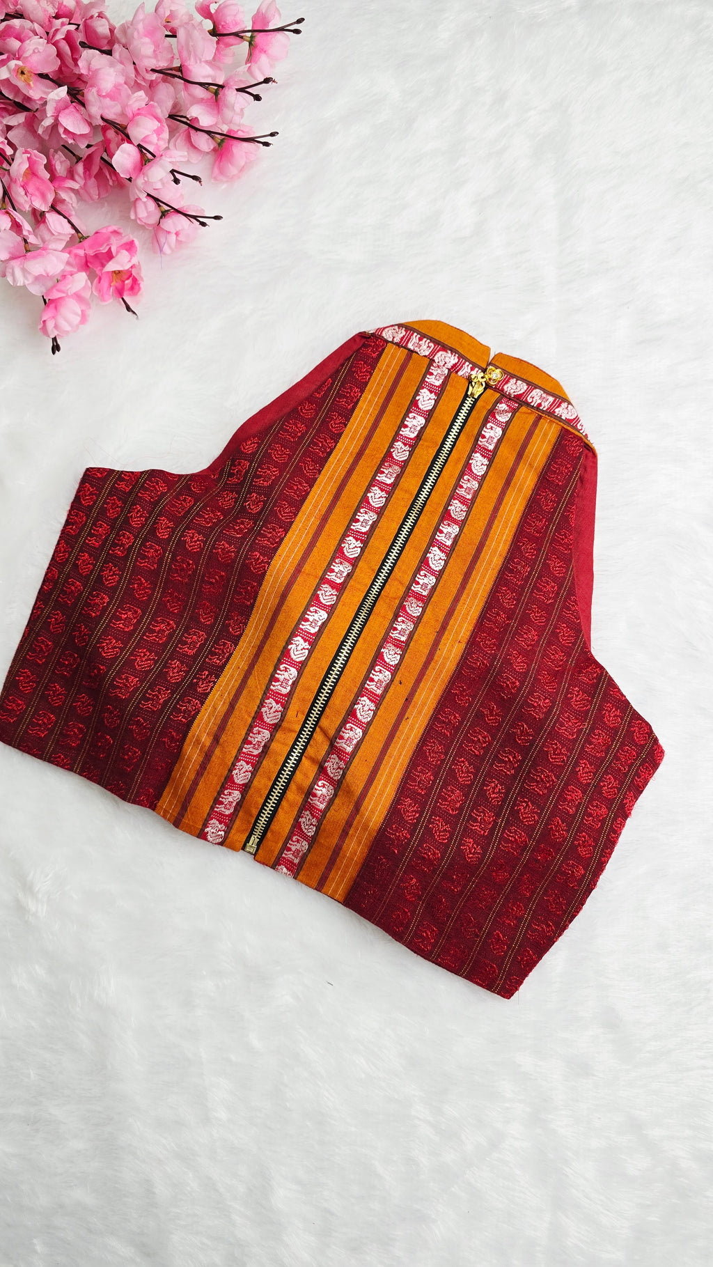 Khan HalterNeck Multicolour Blouse