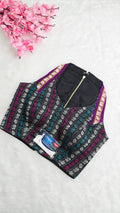 Khan HalterNeck Multicolour Blouse