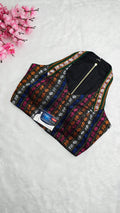 Khan HalterNeck Multicolour Blouse