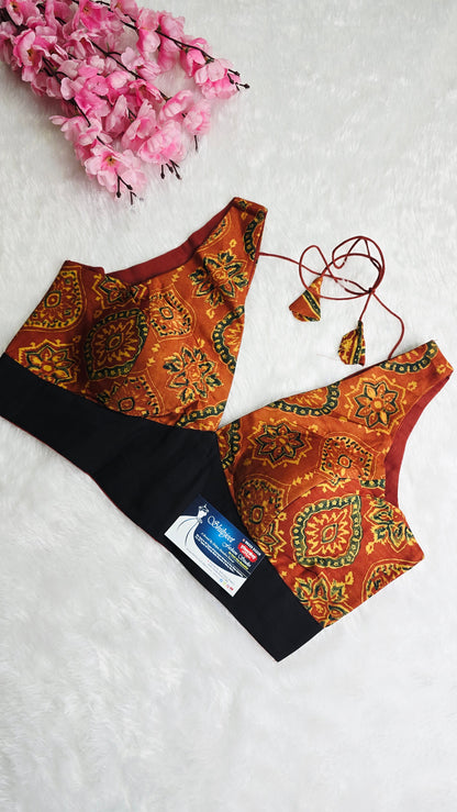 Ajrakh Rust Orange