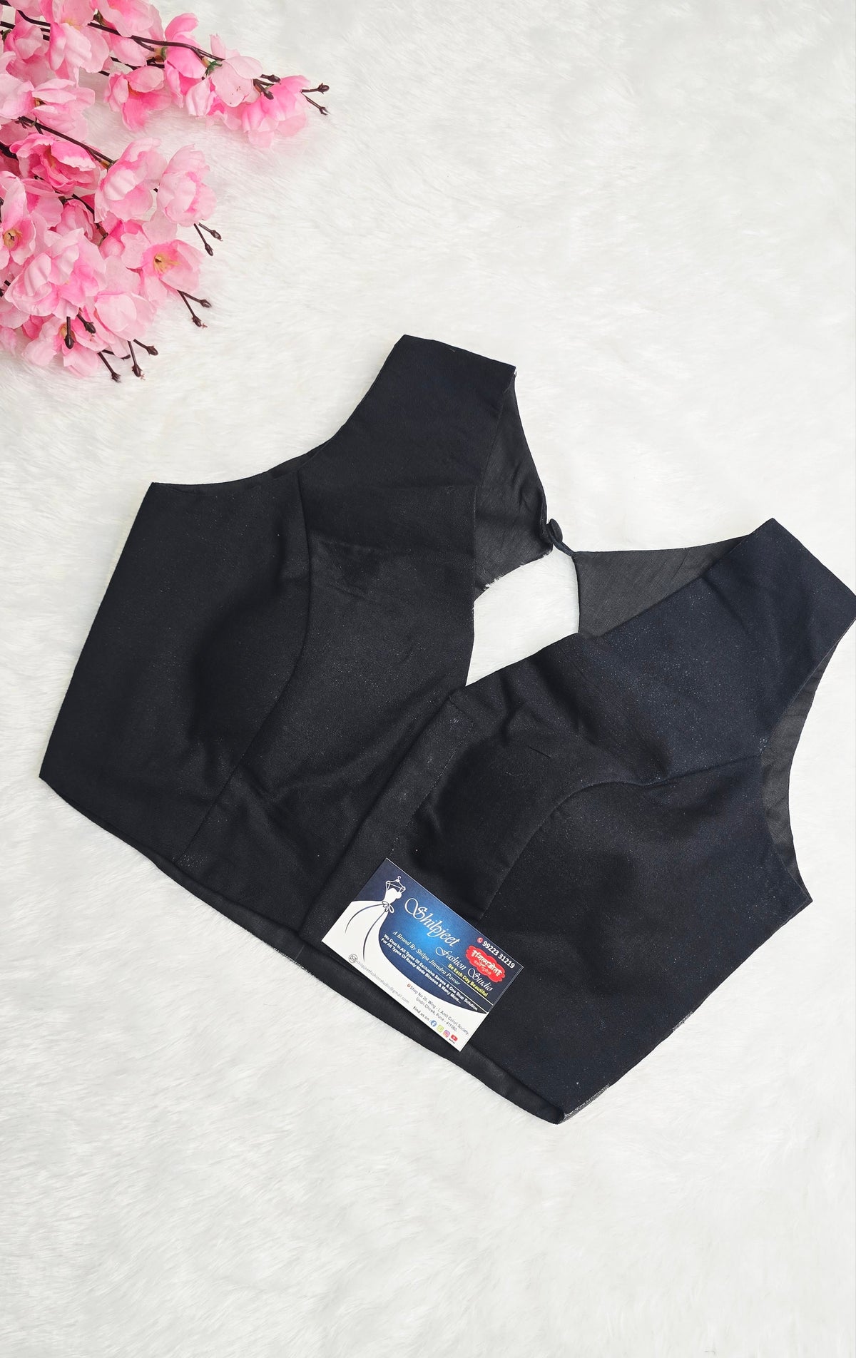 Acrylic Black Blouse