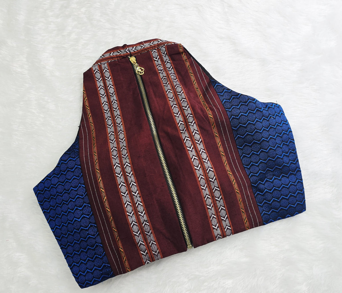 Halterneck Blue Lining