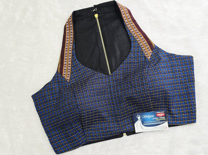 Halterneck Blue Small Butti