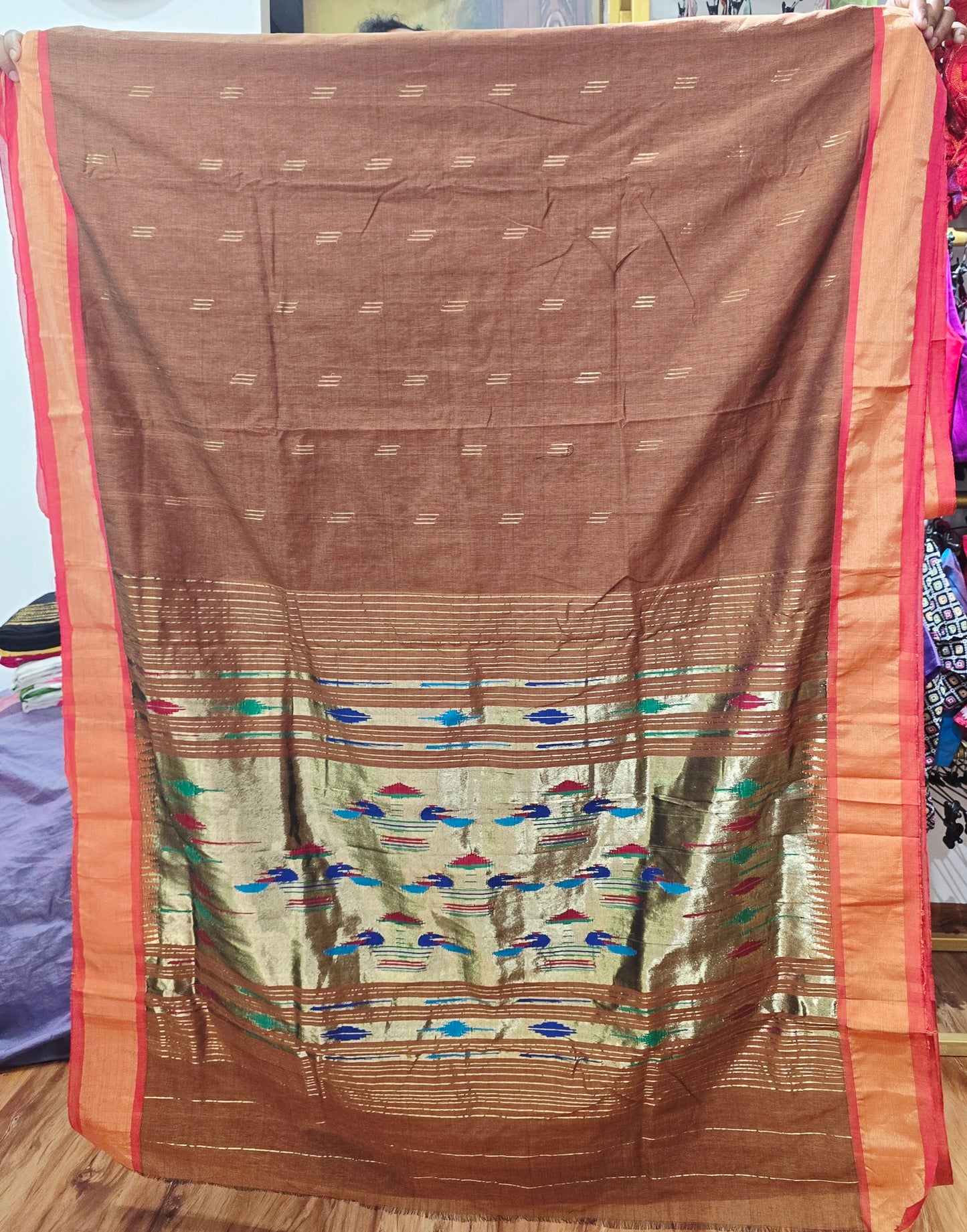Paithani Handloom Cotton saree