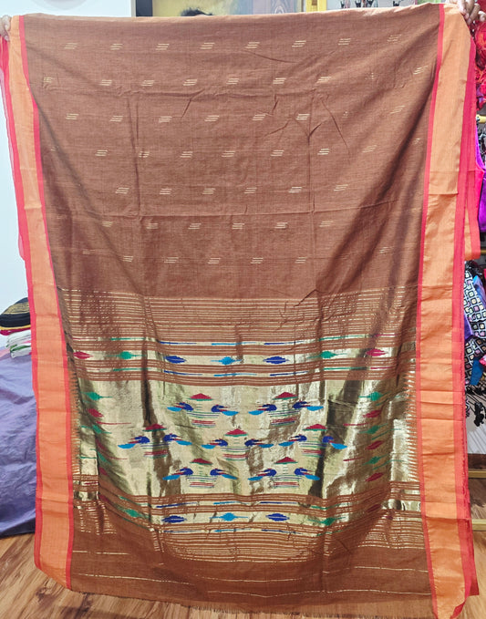 Paithani Handloom Cotton saree