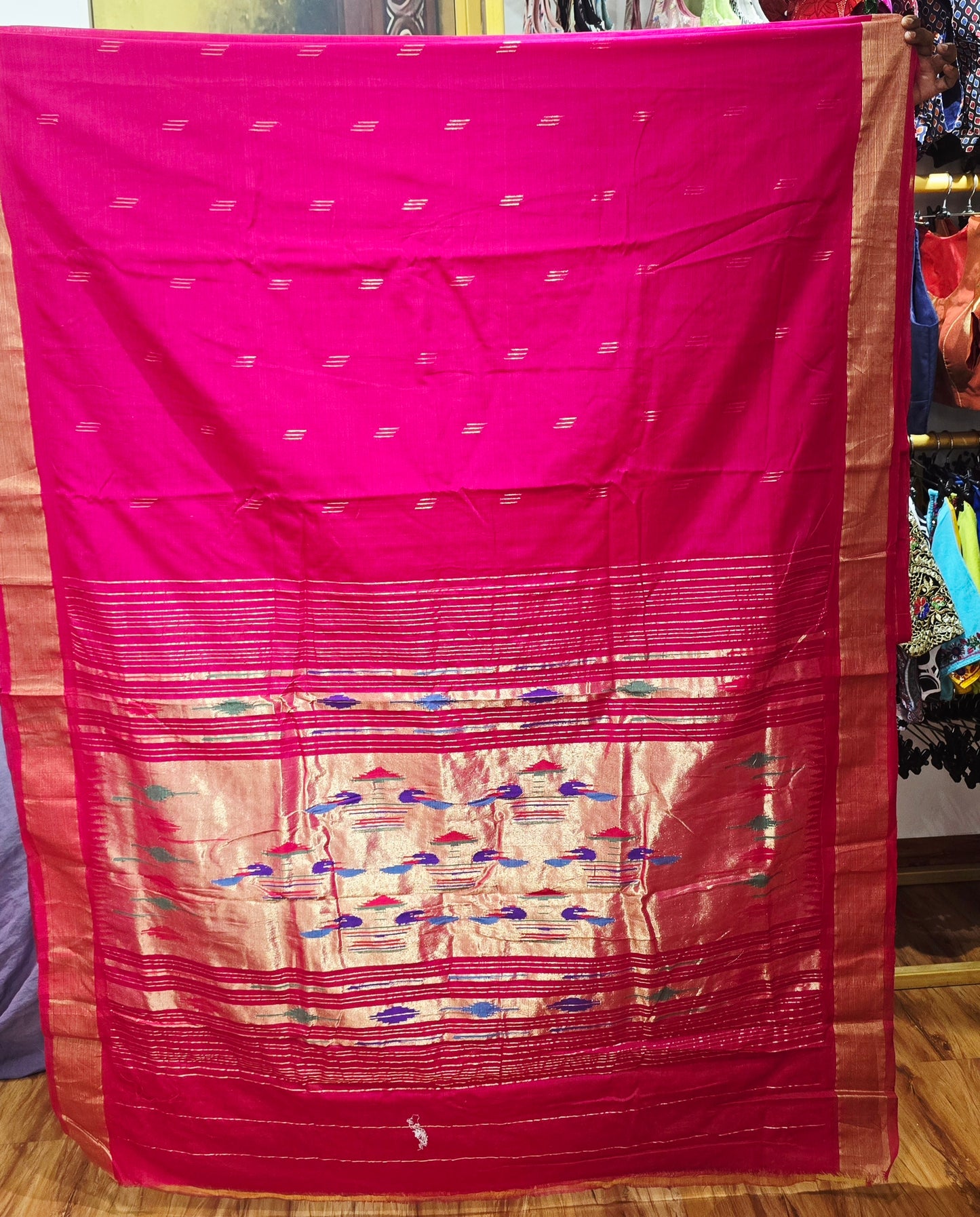 Paithani Handloom Cotton saree