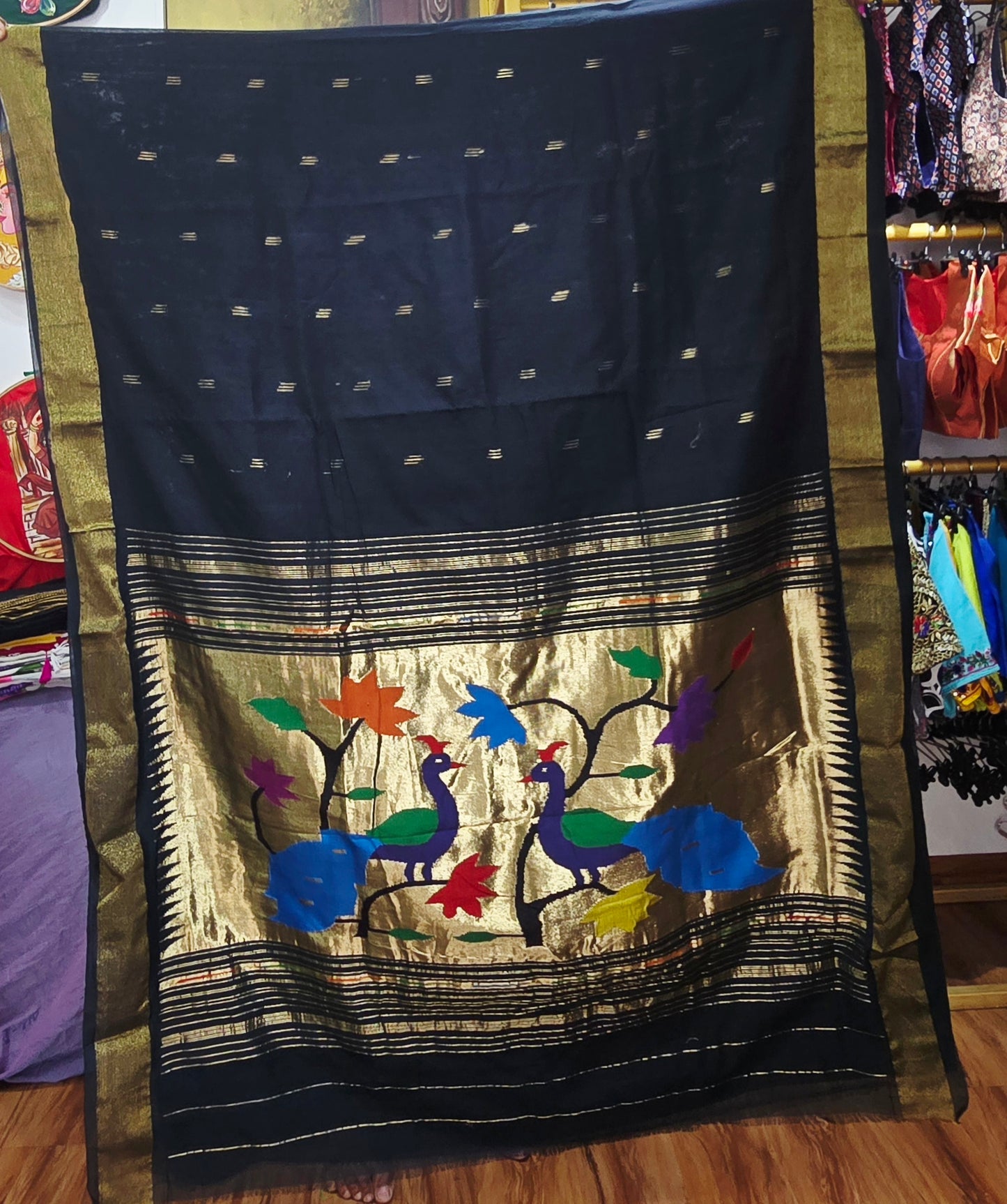 Paithani Handloom Cotton saree