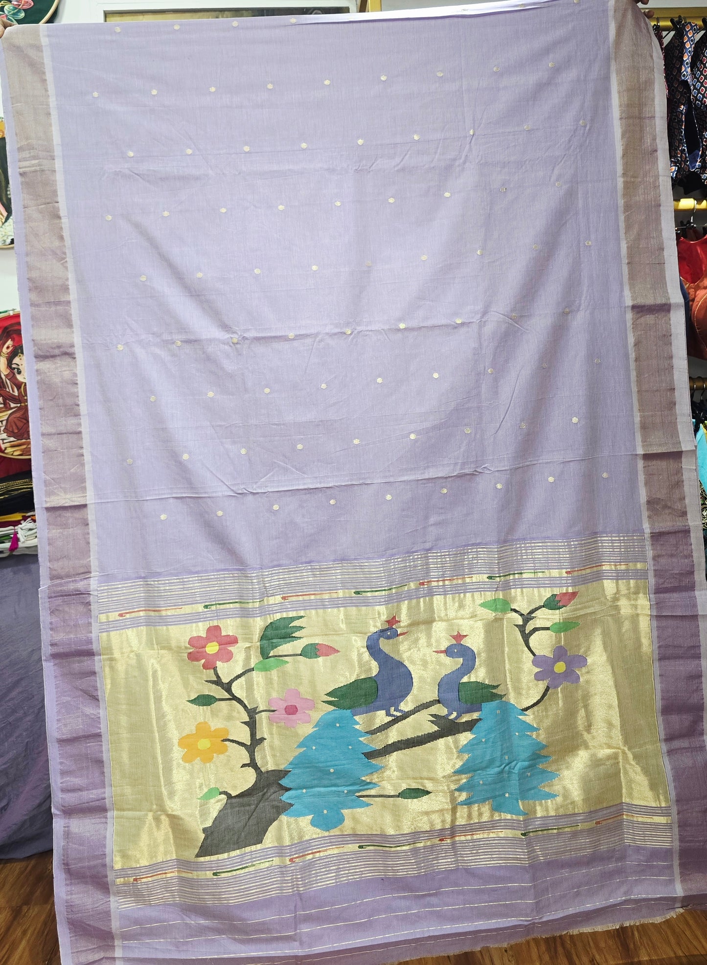 Paithani Handloom Cotton saree
