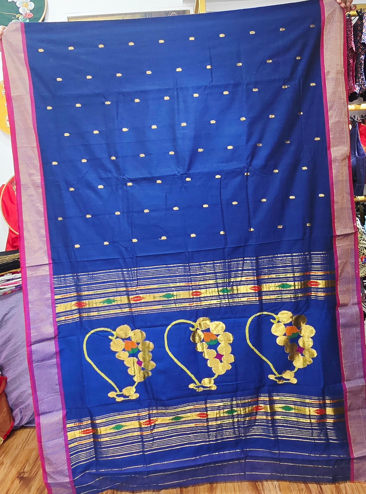 Paithani Handloom Cotton saree
