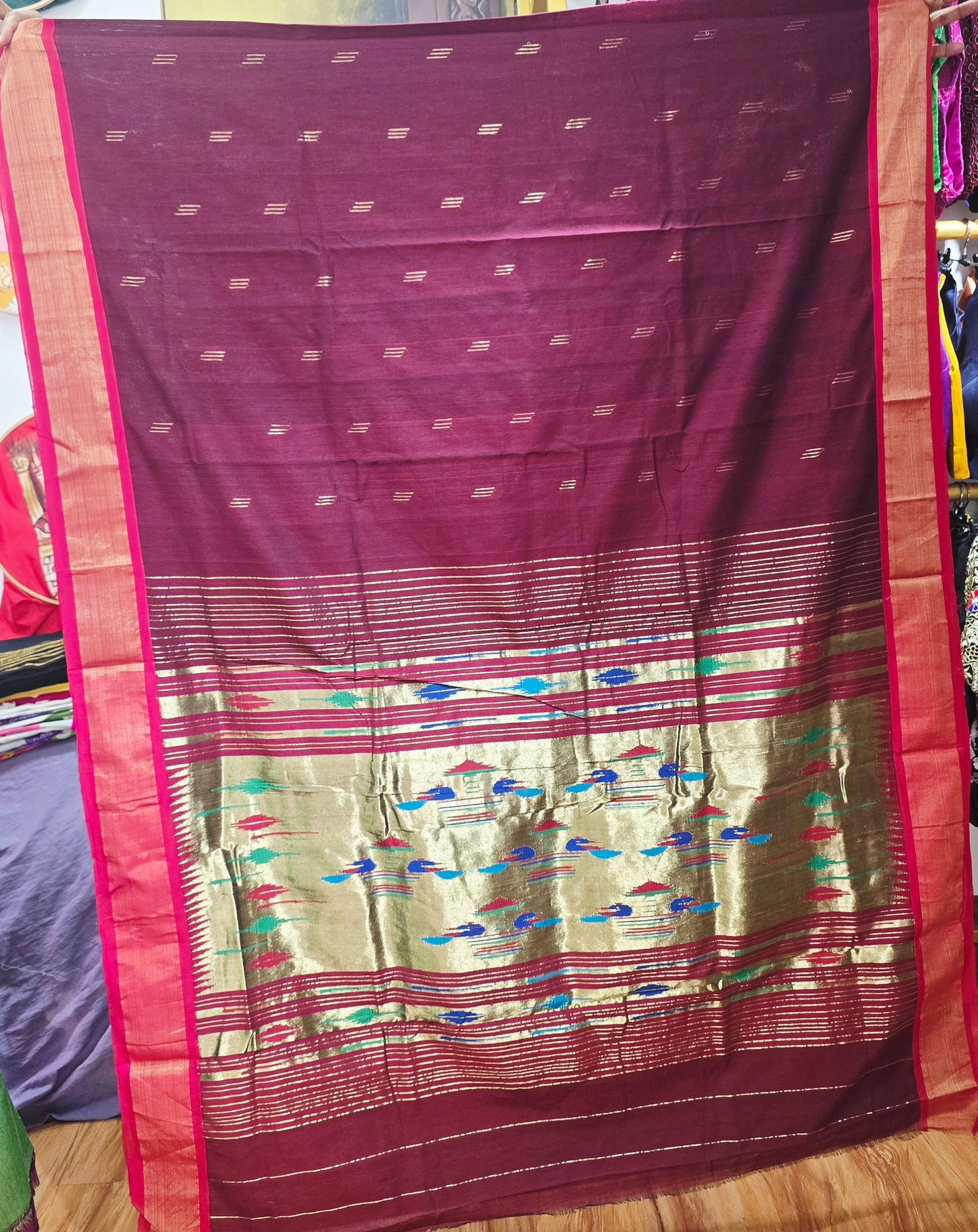 Paithani Handloom Cotton saree