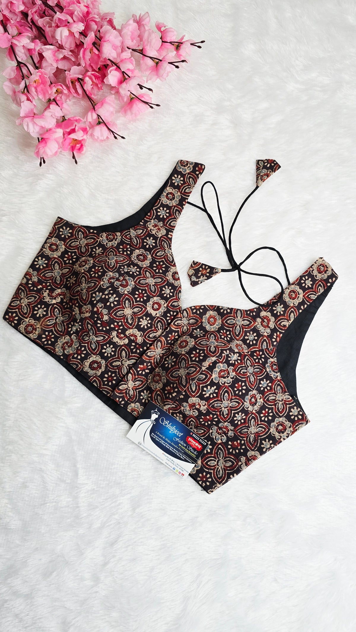Ajrakh Cotton Blouse