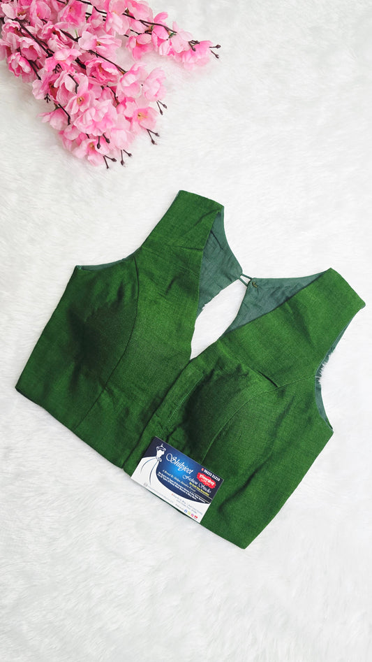 Acrylic Green Blouse