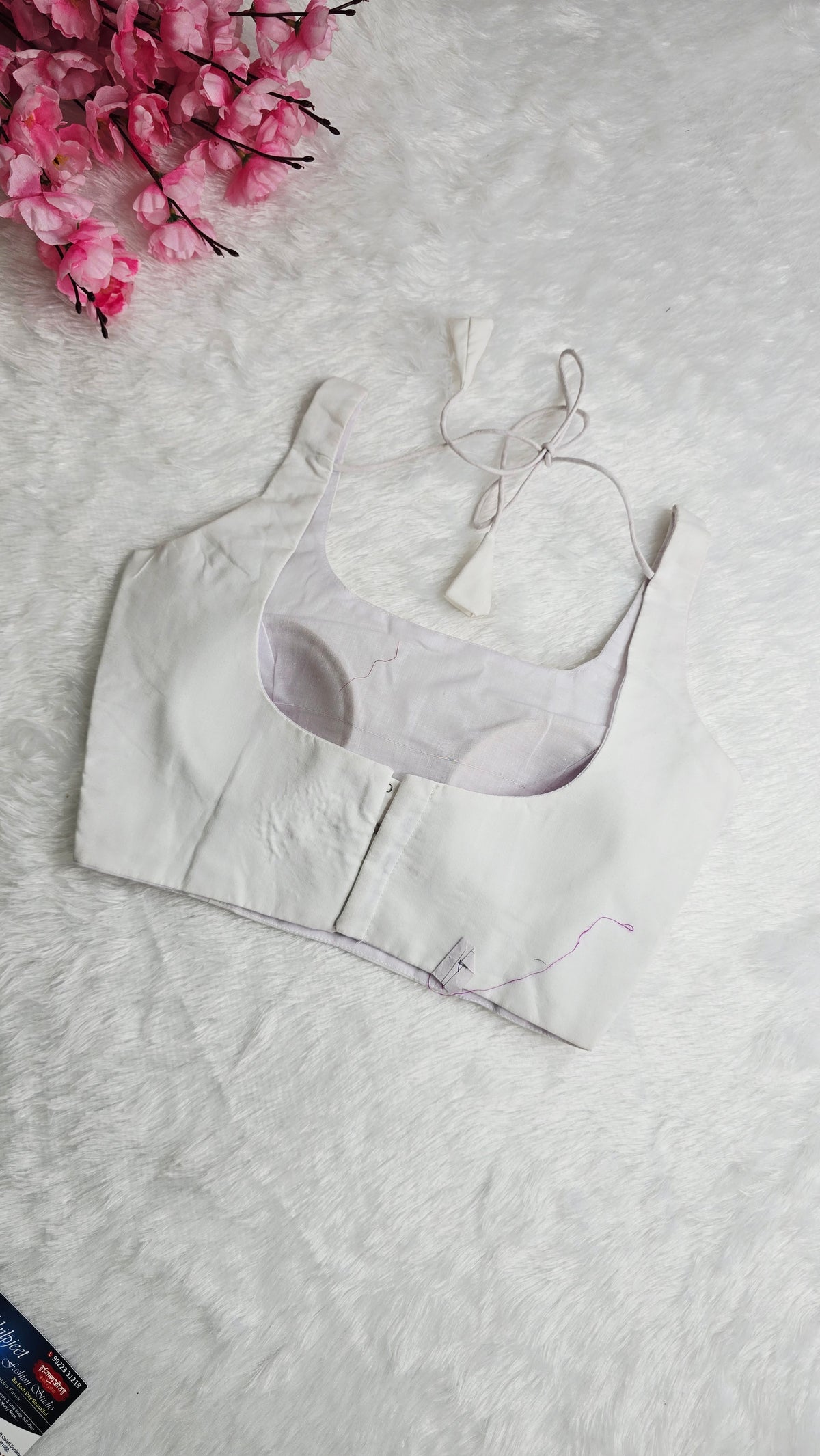 White U Neck Blouse